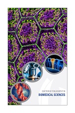 Biomedical Sciences poster with illustration of dividing cells