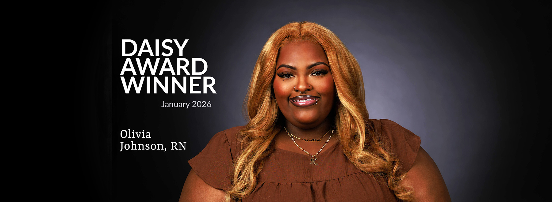 DAISY Award Winner, January 2026, Olivia Johnson, RN