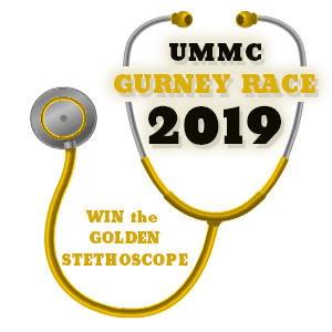 UMMC Gurney Race 2019 - Win the Golden Stethoscope
