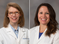 Portrait of Elena L. Dent and Abigail Gamble