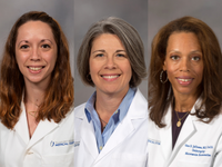 Dr. Anne Kane, Dr. Lana Jackson, and Dr. Gina Jefferson