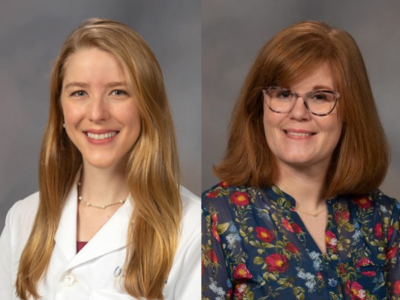 Portraits of Drs. Lais Berro and Erin Taylor