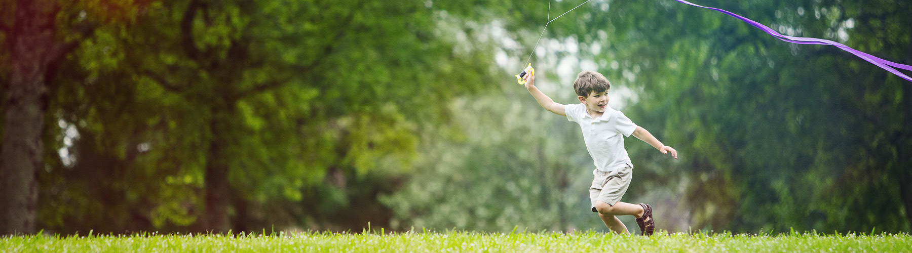 boy with kite