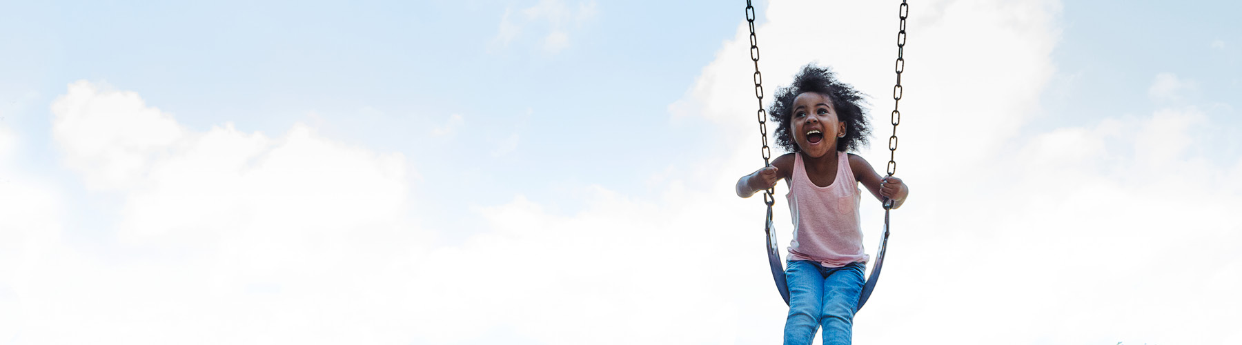 girl on swing