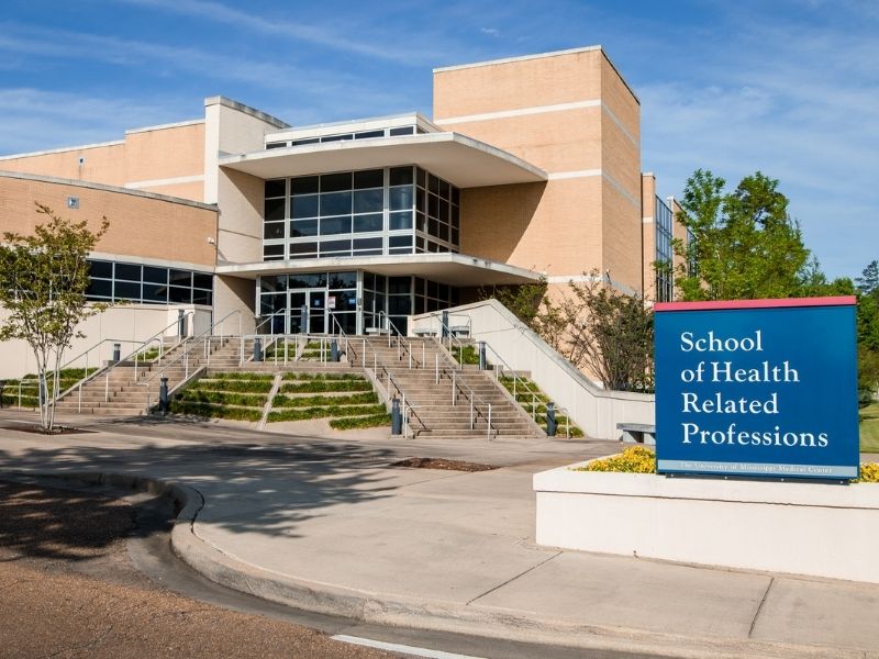 Exterior of the School of Health Related Professions