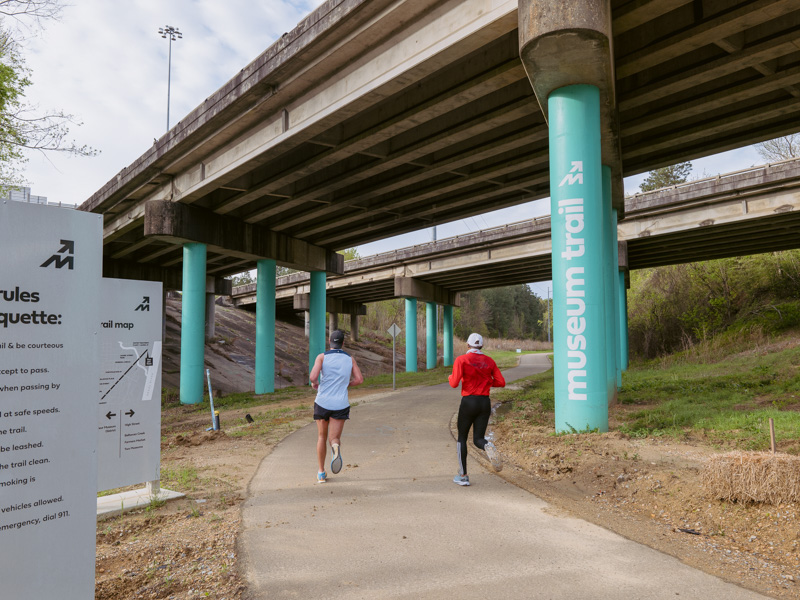 Runners during the 2023 Run the Rainbow