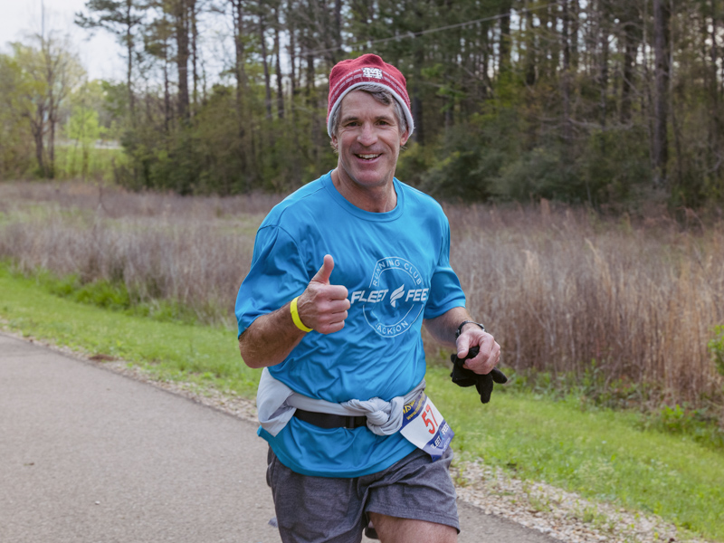 Runners during the 2023 Run the Rainbow