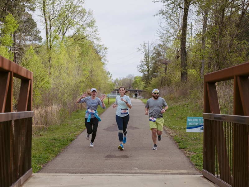 Runners during the 2023 Run the Rainbow