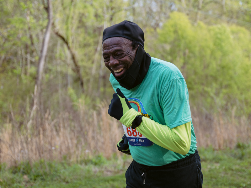 Runners during the 2023 Run the Rainbow