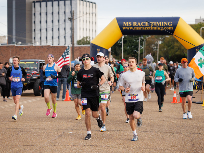 Runners during the 2023 Run the Rainbow