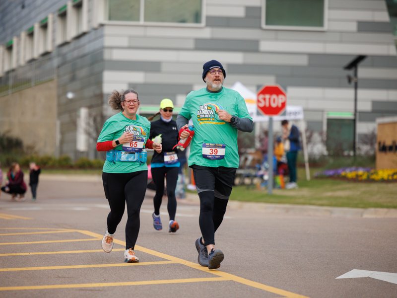 Runners during the 2023 Run the Rainbow