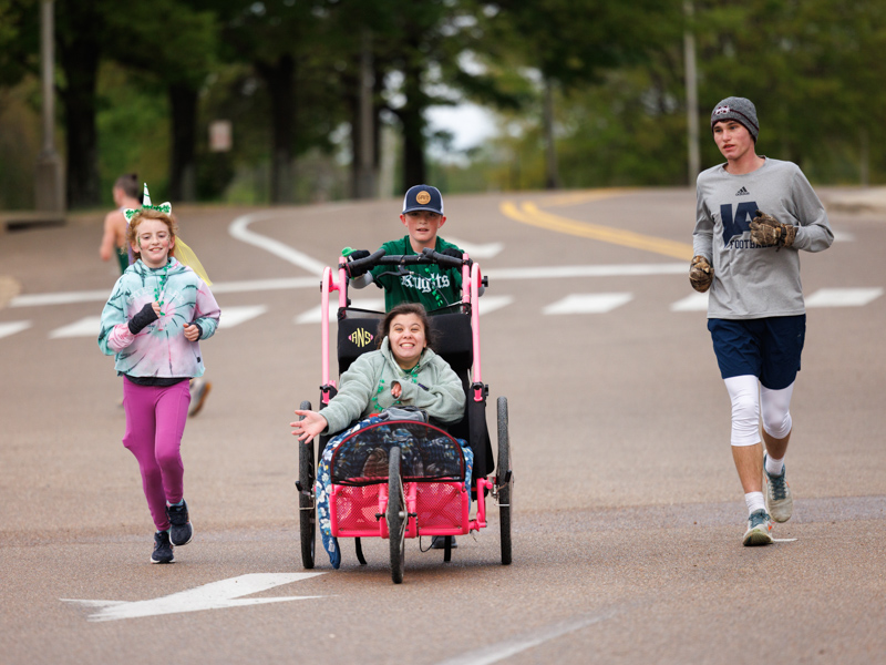 Runners during the 2023 Run the Rainbow