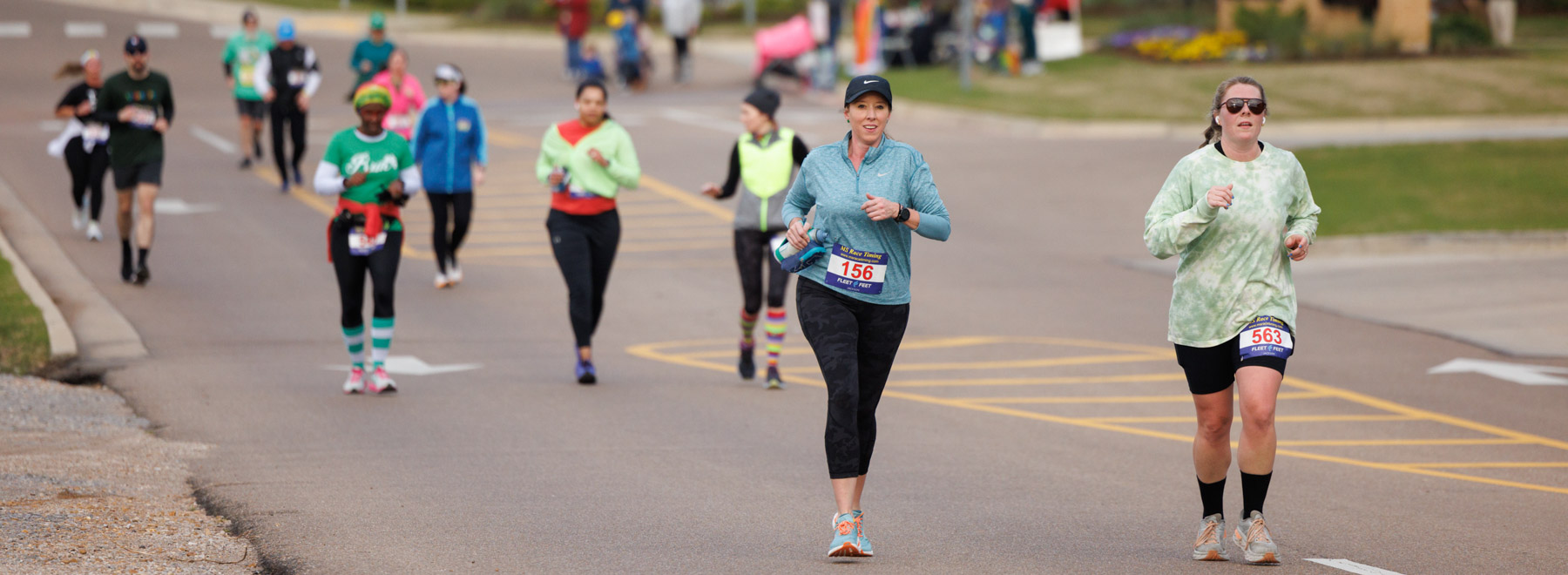 Runners during the 2023 Run the Rainbow