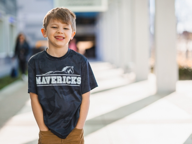 hildren’s of Mississippi patient Dempsy Donahoo smiles during his Radiothon visit in 2025.