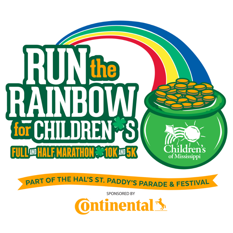 Run the Rainbow for Children's Half Marathon, 10k and 5k logo