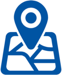 Wayfinding map icon.