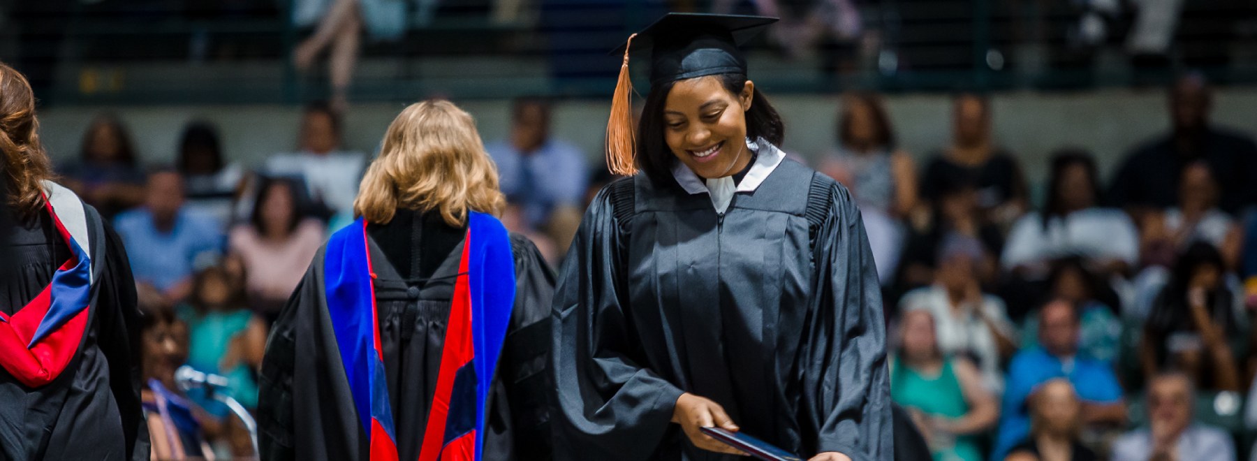 Nursing Student Graduates during Commencement.
