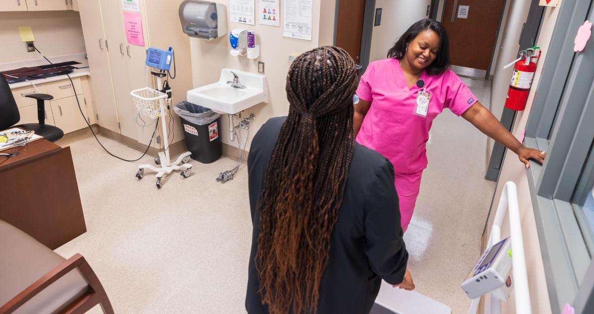 Office space where patients meet with sleep medicine providers.