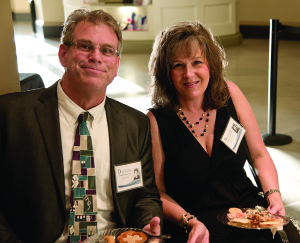 Dr. James Stanford, left, and Dr. Barbara Goodman, share their memories about the Class of 1989.