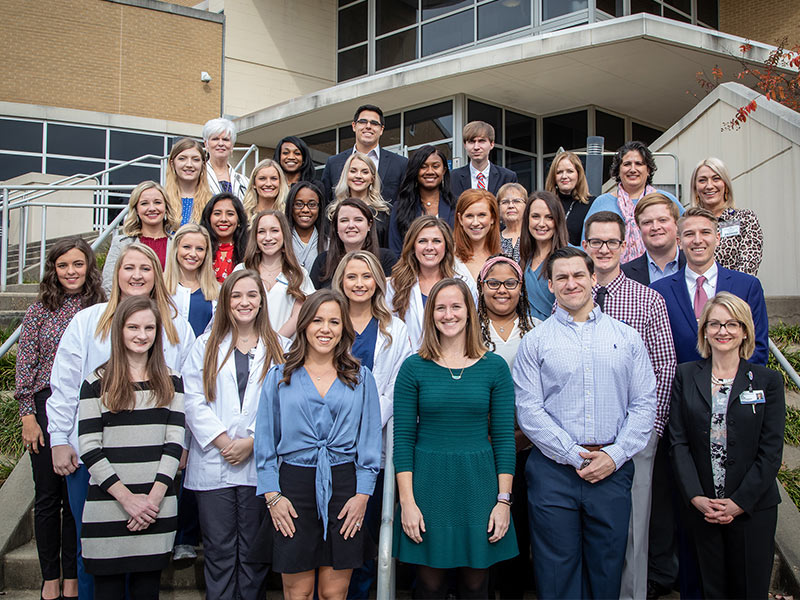 More than three dozen students and faculty in the School of Health Related Professions are among the newest inductees for the national scholastic honors organization, the Alpha Eta Society.