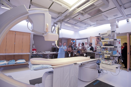 One of University Heart's two new electrophysiology laboratory.