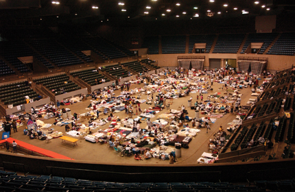 To meet the health-care needs of hurricane evacuees in the Red Cross shelter at the Mississippi Coliseum.