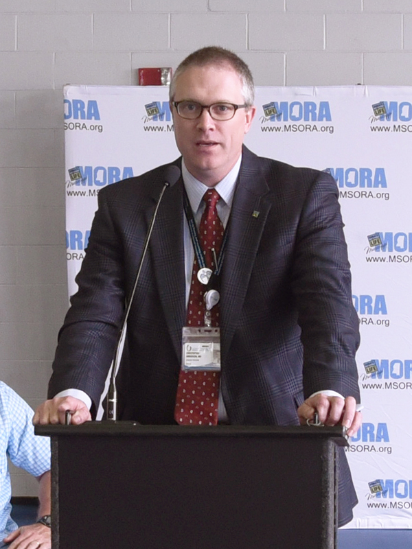 UMMC transplant surgeon and Department of Surgery chair Dr. Chris Anderson asks organ recipients and donor families to spread the word about the need for organ donation.