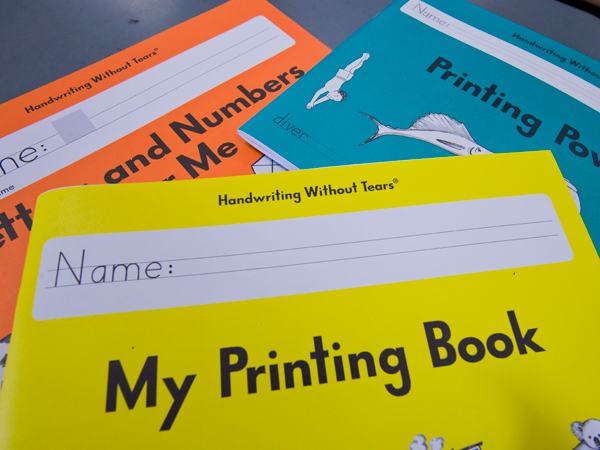 Giroux began using the Handwriting Without Tears curriculum in 1995.