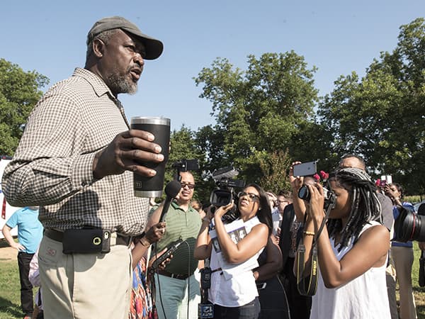 Glendora Mayor Johnny Thomas talks about poverty in his community.