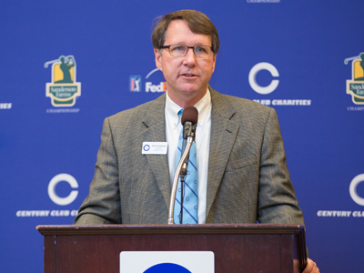 Century Club Charities President Jeff Hubbard announced a $1.2 million donation to Friends of Children's Hospital Friday. The host organization for the Sanderson Farms Championship raises funds for charities around the state.