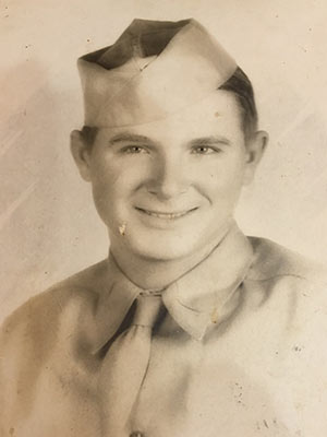 Clark enlisted in the Army Reserves in 1944 after high school graduation.