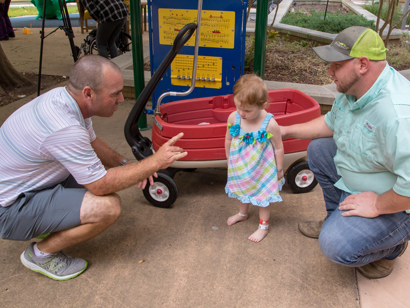 Armour gets to know Ansleigh Savell and her dad, Ricky.