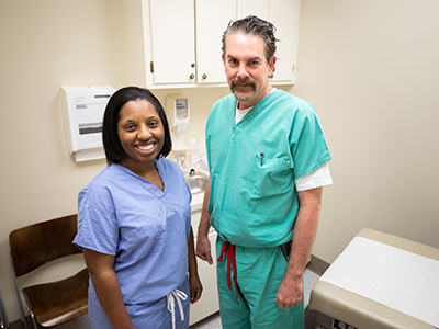 Among the newest providers at UMMC Grenada are general surgeons Dr. Jenetta Thompson and Dr. Doug Bowden.