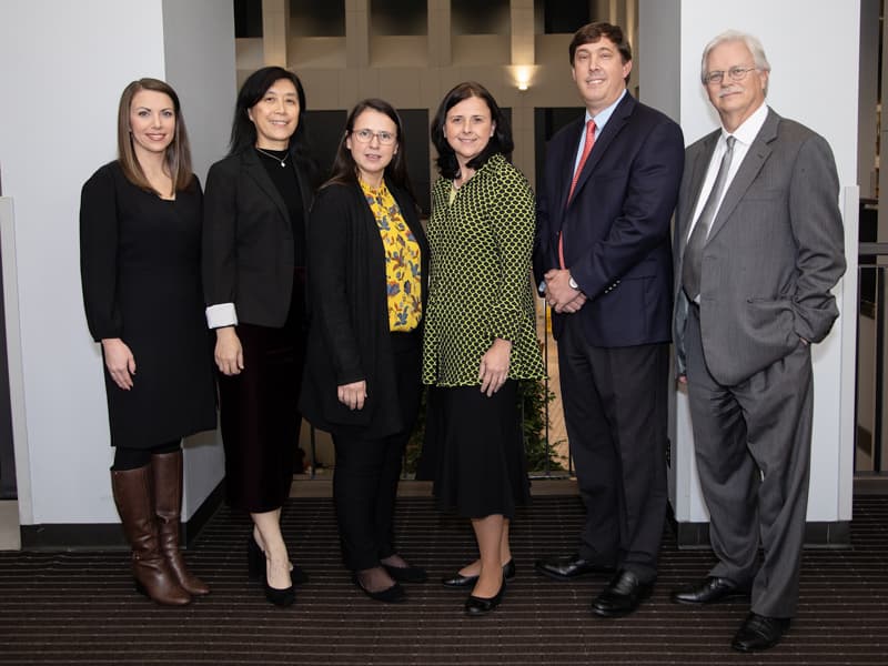 Gold Award recipients Dr. Fan Fan, Dr. Licy Yanes Cardozo, Dr. Bernadette Grayson and Dr. Michael Hall. Not pictured: Dr. Bradley Walters