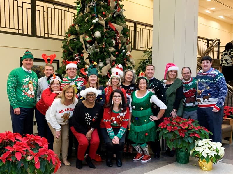 Photos: Holiday sweater competition runs gamut from festive to