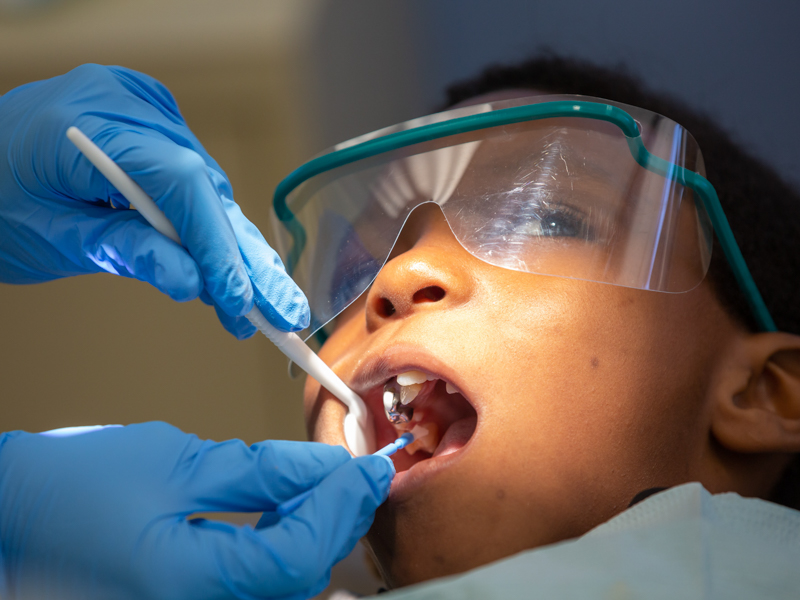 Photos: 340 JPS students receive free dental care during Give Kids a Smile  - University of Mississippi Medical Center