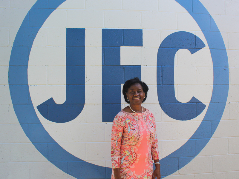 Dr. Joyce Olutade, the clinic's founder, still serves as an advisor to the students. (Photo courtesy of JFC/JoJo Dodd)