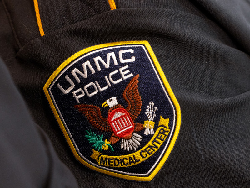 The Medical Center's law officers are charged with keeping patients and their families, employees and students safe. Jay Ferchaud/ UMMC Communications