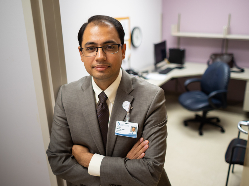 Dr. Saurabh Bhardwaj, the Medical Center's first addiction psychiatrist, is medical director of CIDA's Mississippi Horizons Project. Joe Ellis/ UMMC Communications 