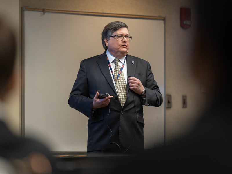 Dr. Daniel Edney, state health officer for the Mississippi State Department of Health, challenged the audience to become champions of public health and tell lawmakers to invest in improving health outcomes.