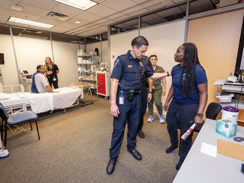 Simulations With UMMC Police Give Nursing Students, 50% OFF