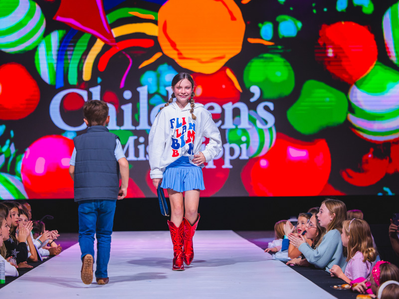 Liza McCarthy is ready to cheer on Ole Miss in this ensemble.