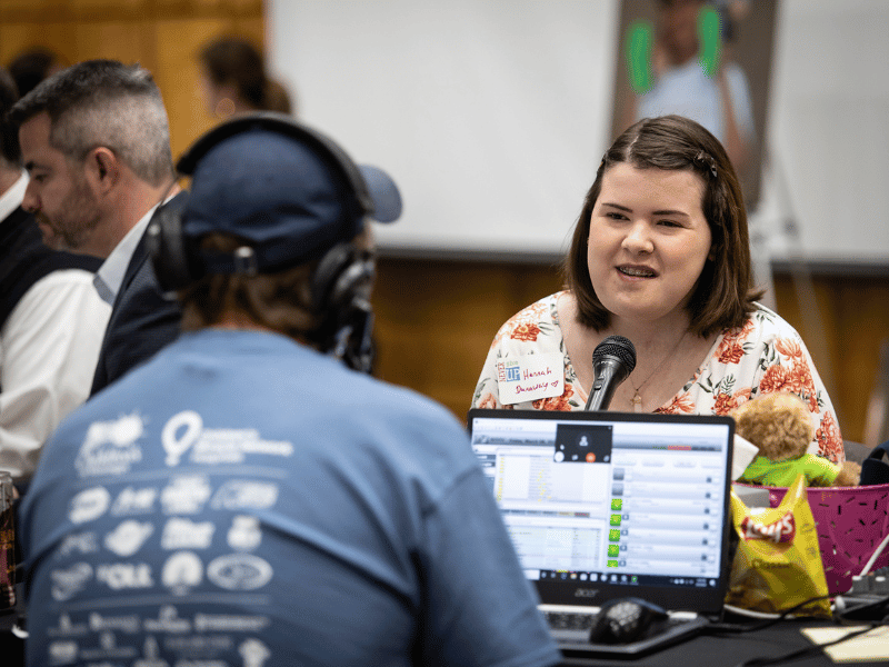 Mississippi Miracles Radiothon interviews were part of Hannah Lambert's year as the state's Children's Miracle Network Hospitals Champion.