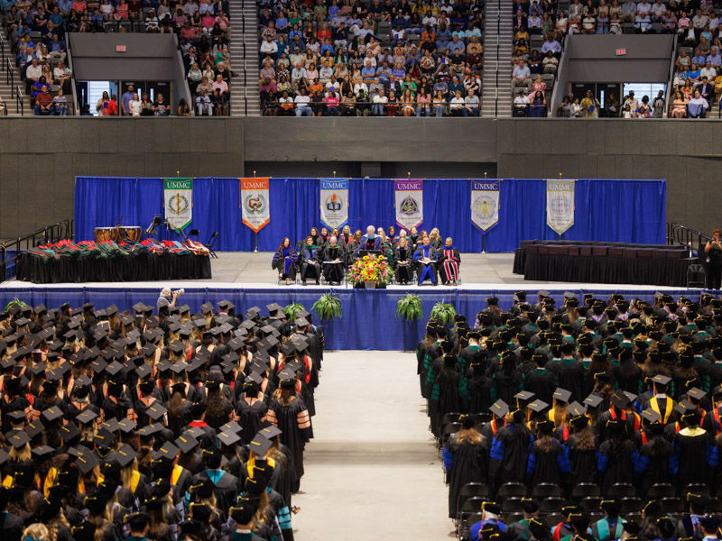 Of the University of Mississippi Medical Center's Class of 2024, about 765 of the 900-plus graduates take part in Commencement on May 24. Joe Ellis/ UMMC Communications 