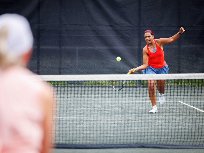 Clay of Jackson gets back into the swing of things after emergency heart surgery last year.
