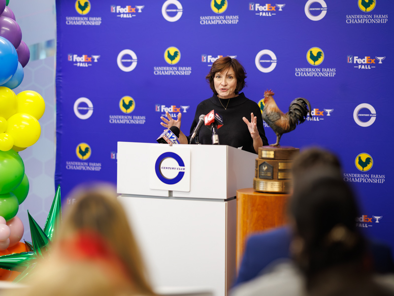 Dr. Mary Taylor, Suzan B. Thames Chair and professor of pediatrics, tells how the Sanderson Farms championship supports world-class care at Children's of Mississippi.