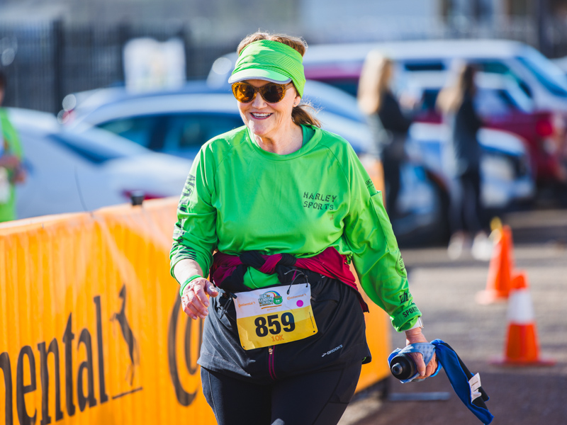 Debra Lovell of Clinton completed the 10K route.