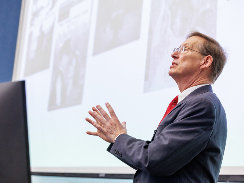 Dr. William Daley talks about some of his mentors during the 2025 Last Lecture.