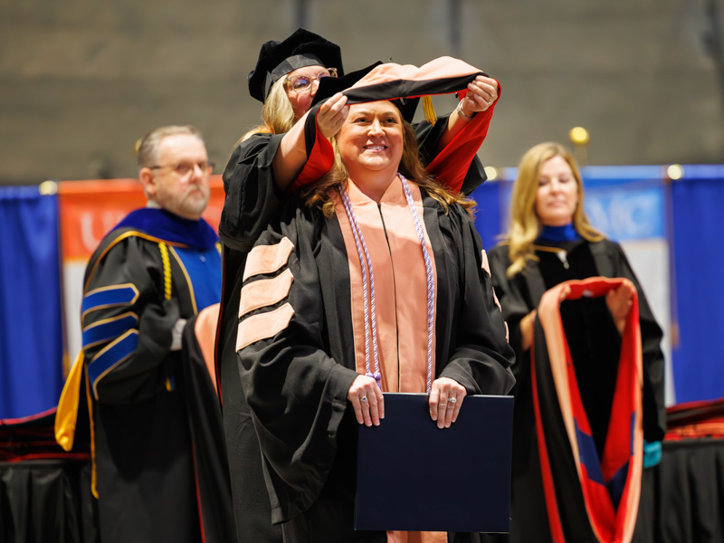 Dr. Melissa Bowen Jackson is the first UMMC graduate to earn a Doctorate of Nursing Practice with a concentration in nursing education and instruction. Melanie Thortis/ UMMC Communications