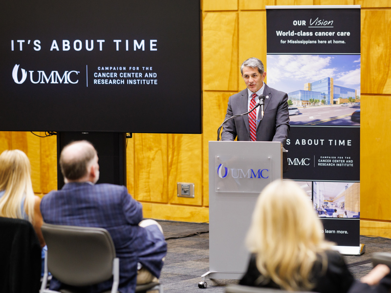 Dr. Rod Rocconi, Ergon Chair for Cancer Research and CCRI director, tells how a new center will provide the setting where cancer discoveries will improve care.
